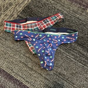 Jockey Blue and Red Underwear thong